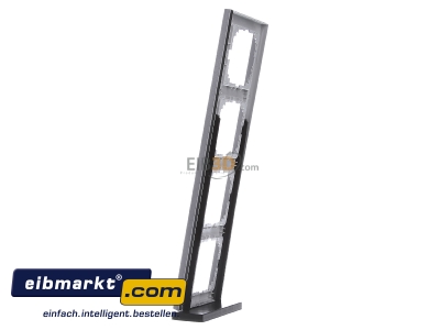 Ansicht rechts Merten MEG4040-3660 Rahmen 4fach aluminium 