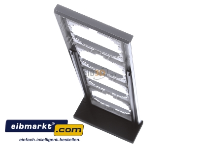 Ansicht oben hinten Merten MEG4040-3660 Rahmen 4fach aluminium 