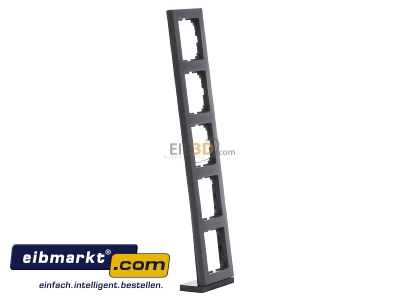 Ansicht links Merten MEG4050-3614 Rahmen 5fach anthrazit 