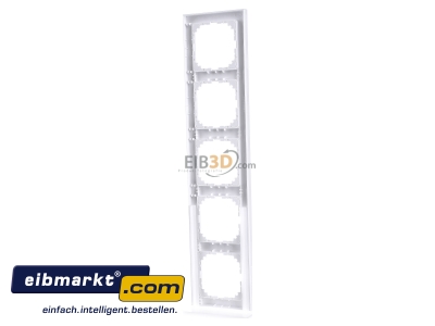 Ansicht hinten Merten MEG4050-3625 Rahmen 5fach aktivwei� 