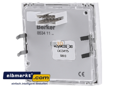 Back view Berker 85341189 Motion sensor complete 45...90 white - 
