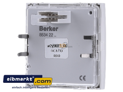 Back view Berker 85342289 System motion sensor white
