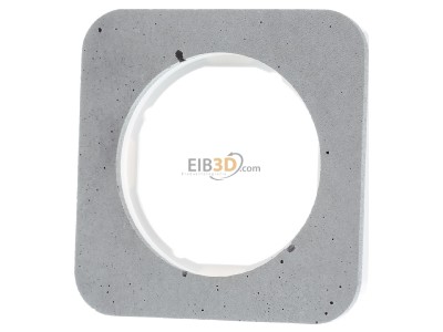 Frontansicht Berker 10112379 Rahmen 1-fach Beton-grau/plw glanz 