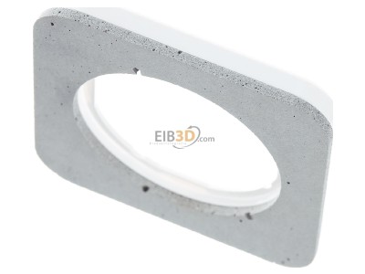 Ansicht oben vorne Berker 10112379 Rahmen 1-fach Beton-grau/plw glanz 