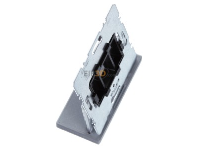 Ansicht oben links Berker 454201 Tragplatte 1-fach f. Modul-Einstze sw 