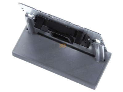 Ansicht oben hinten Berker 454201 Tragplatte 1-fach f. Modul-Einstze sw 