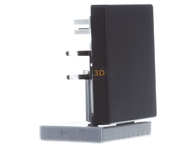 Ansicht links Berker 85145126 KNX-Funk Taste 1fach anthrazit samt 