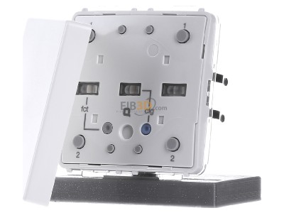 Front view Berker 85145129 EIB, KNX touch rocker white, 
