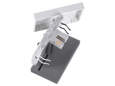 View top right Berker 85145129 EIB, KNX touch rocker white, 
