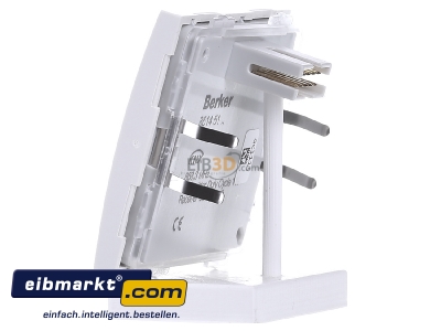 View on the right Berker 85145189 Touch rocker for bus system white - 
