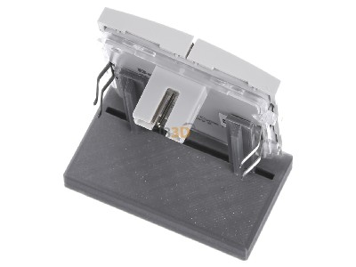 Top rear view Berker 85146189 EIB, KNX touch rocker white, 
