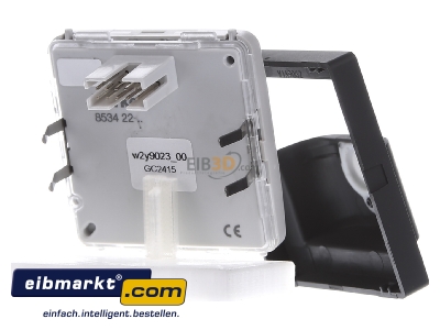 Ansicht hinten Berker 85342226 IR Bewegungsmelder Komfort 2,2 m anthrazit samt 