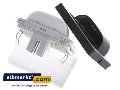 Ansicht oben hinten Berker 85342226 IR Bewegungsmelder Komfort 2,2 m anthrazit samt 