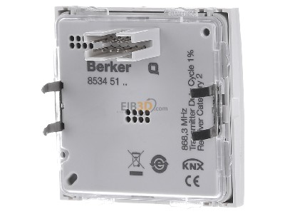 Back view Berker 85345189 EIB, KNX movement sensor, 
