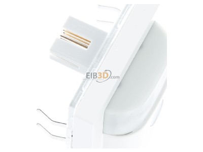 Ansicht oben links Berker 85346129 KNX-Funk Bewegungsmelder 2,2m polarwei� samt 