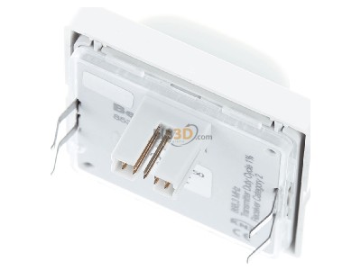 Ansicht oben hinten Berker 85346129 KNX-Funk Bewegungsmelder 2,2m polarwei� samt 