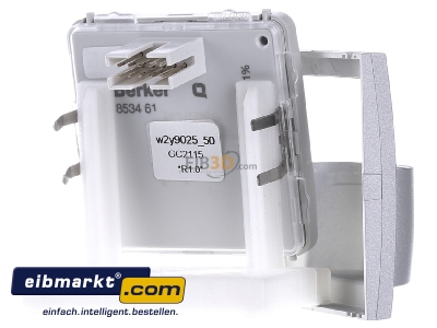 Ansicht hinten Berker 85346183 KNX-Funk Bewegungsmelder 2,2m alumatt 