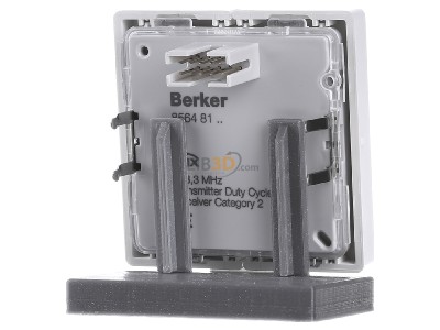 Back view Berker 85648129 EIB, KNX touch rocker white, 
