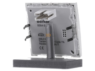 Back view Berker 85648189 EIB, KNX touch rocker white, 
