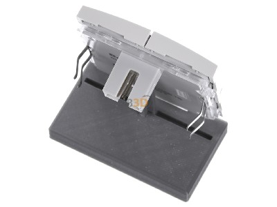 Top rear view Berker 85648189 EIB, KNX touch rocker white, 
