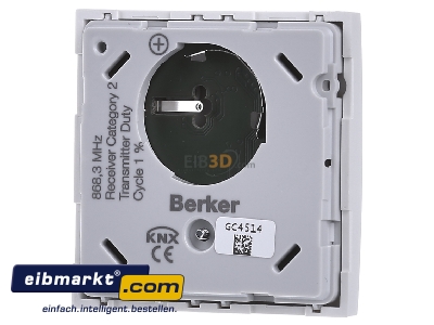 Back view Berker 85655289 Complete transmitter for bus system
