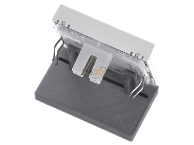 Top rear view Berker 85745189 EIB, KNX time switch 2-ch, 
