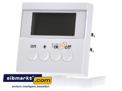 Frontansicht Berker 85745289 KNX-Funk Zeitschaltuhr polarwei glnzend 
