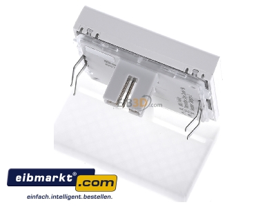 Ansicht oben hinten Berker 85745289 KNX-Funk Zeitschaltuhr polarwei glnzend 