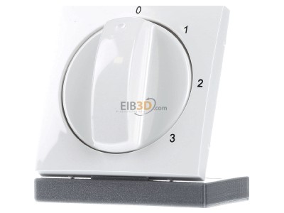 Front view Peha D 11.610.02 S3 Cover plate for level switch white 
