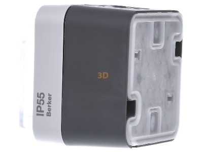 View on the right Berker 12033535 Multimedia end box for antenna 
