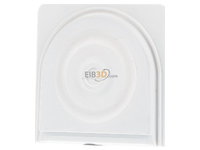 Front view Berker 18143512 Cable entry closed white 
