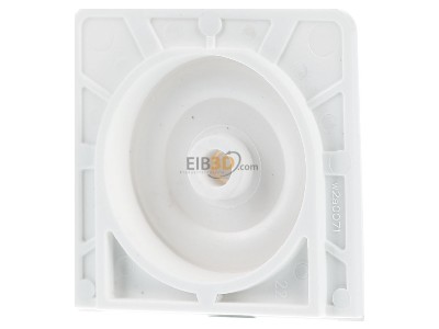 Back view Berker 18143512 Cable entry closed white 
