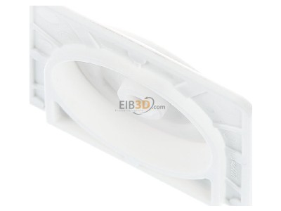 Top rear view Berker 18143512 Cable entry closed white 
