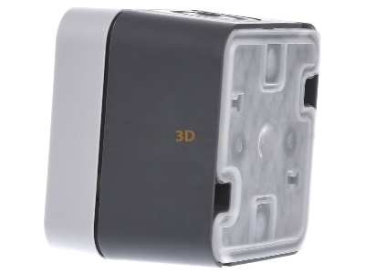 View on the right Berker 6118913505 Surface mounted housing 1-gang grey 
