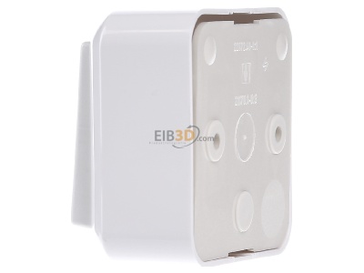 View on the right Merten MEG3150-8719 EIB, KNX push button 1 make contact (NO) white, 
