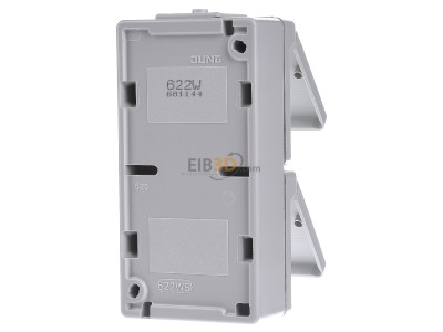 Ansicht hinten Jung 622 W SCHUKO-Steckdose 2-fach 16A 250V 