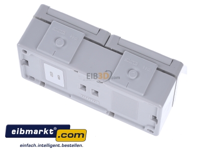 Ansicht oben hinten Jung 622 WW SCHUKO-Steckdose 2-fach 16A 250V 