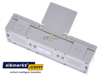 Ansicht oben hinten Jung 623 W SCHUKO-Steckdose 3-fach 16A 250V 