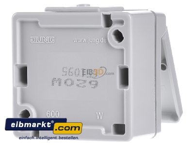 Ansicht hinten Jung 620 W SCHUKO-Steckdose 16A 250V 