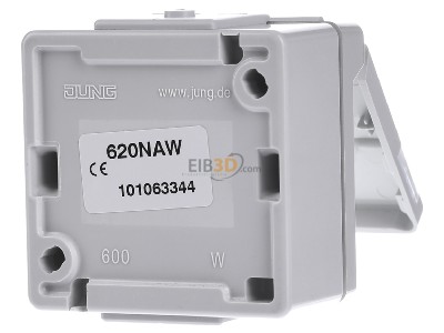 Ansicht hinten Jung 620 NAW SCHUKO-Steckdose 16A 250V 