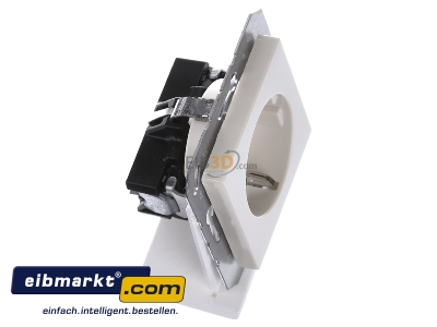 Ansicht oben links Jung A 1520 SCHUKO-Steckdose wei� 