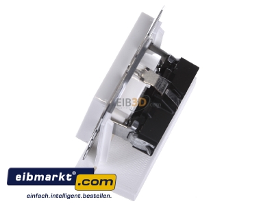 Ansicht oben rechts Jung A 1520 BF KI WW SCHUKO-Steckdose alpinwei� 