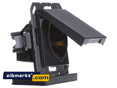 Ansicht links Jung A 1520 BF KL ANM SCHUKO-Steckdose anthrazit matt 