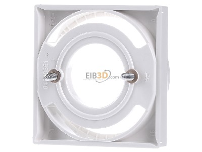 Ansicht hinten Jung A 537 BF PL WW Abdeckung f�r Lichtsignale alpinwei� 