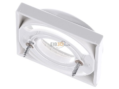 Ansicht oben hinten Jung A 537 BF PL WW Abdeckung f�r Lichtsignale alpinwei� 