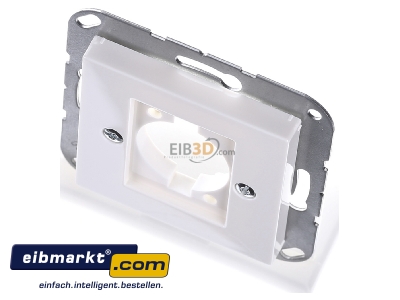 Ansicht oben vorne Jung A 568 BF WW Abdeckung f. XLR-Steckdose alpinwei� 