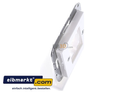 Ansicht oben links Jung A 568 BF WW Abdeckung f. XLR-Steckdose alpinwei� 