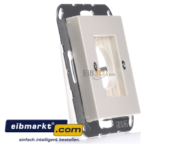 Ansicht links Jung A 568-1 BF Abdeckung f. XLR-Steckdose wei 