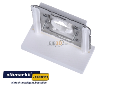 Ansicht oben hinten Jung A 568-1 BF WW Abdeckung f. XLR-Steckdose alpinwei� 