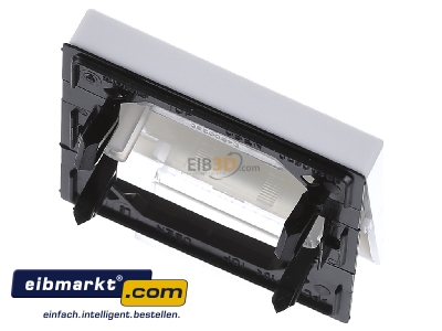 Ansicht oben hinten Jung A 590 BF K WW Wippe Symbol Klingel alpinwei� 